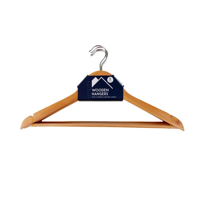 Wooden Hanger 5PK
