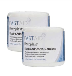 FastAid Flexoplast Elastic Adhesive Bandage x2