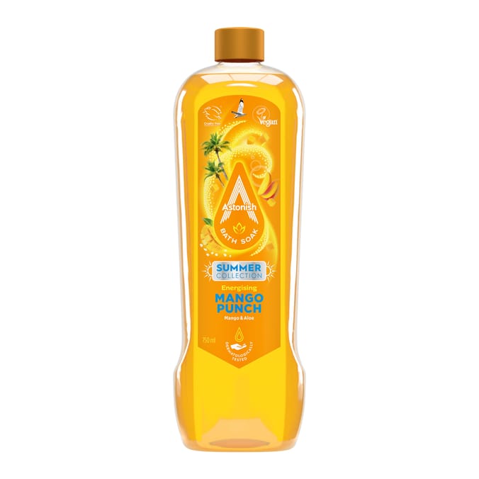 Astonish Summer Collection Bath Soak 750ml - Mango Punch
