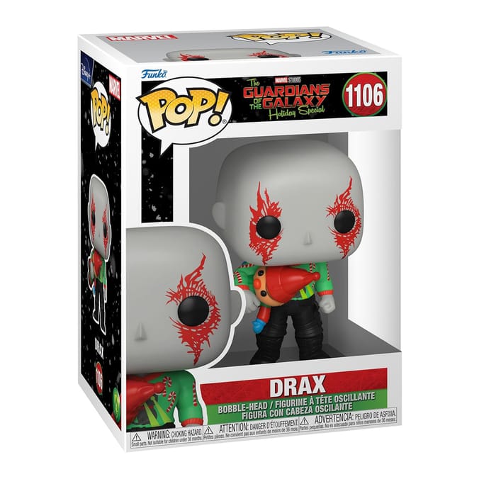 Funko Pop Guardians Of The Galaxy Holiday Special Drax Figure