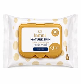 Lamai Q10 Mature Skin Facial Wipes 30s