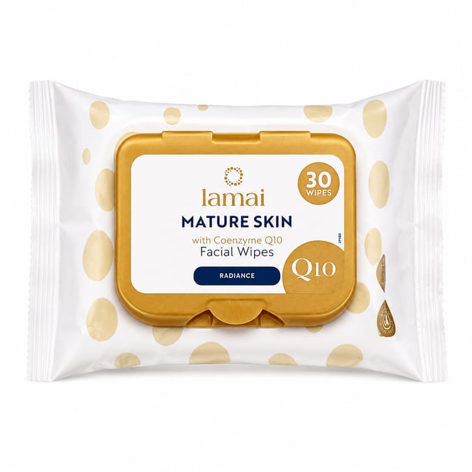 Lamai Q10 Mature Skin Facial Wipes 30s