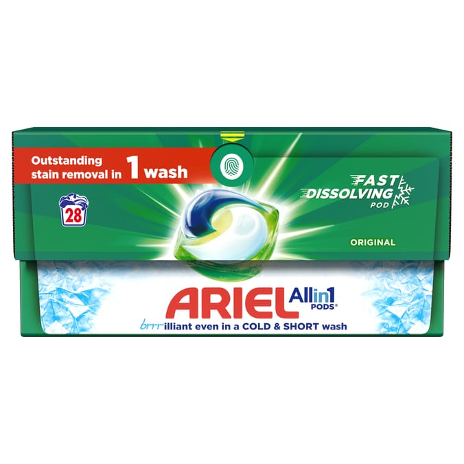 Ariel All-in-1 Pods Washing Liquid Capsules 28 Washes