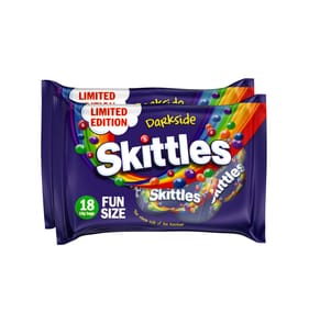 Skittles Limited Edition Darkside Sweets Fun Size Bags Multipack 324g x2