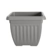 Whitefurze Athens Square Planter 40cm - Grey