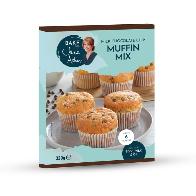Jane Asher Milk Chocolate Chip Muffin Mix 320g x7