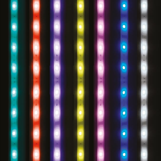 Prestige Mains Operated RGB LED Flexi Strip Lights - 10m