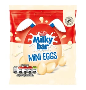 Milkybar White Chocolate Easter Mini Eggs Sharing Bag 80g
