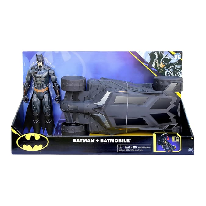 DC Tactical Batman & Batmobile - Black