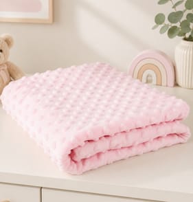 Pure Baby Bubble Blanket - Pink