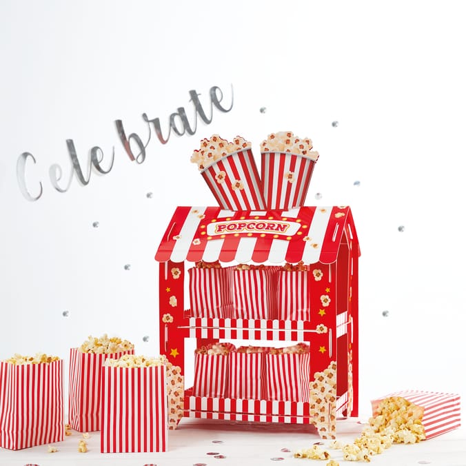 Let's Party Treat Stand - Popcorn