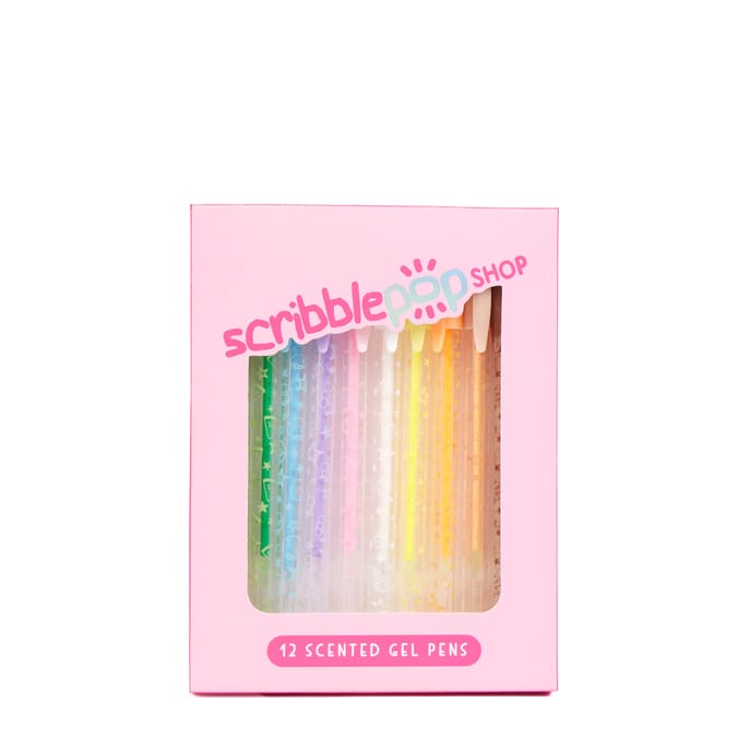 Scribble Pop Shop Scented Gel Pens 12 Pack