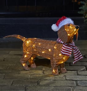 Prestige Battery Operated LED Dachshund Dog