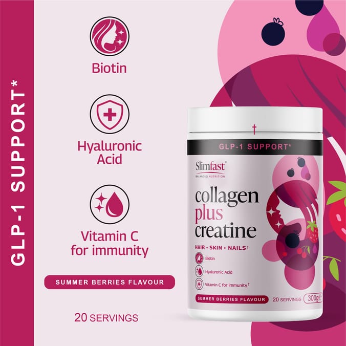 Slimfast Collagen Plus Creatine 300g - Summer Berries