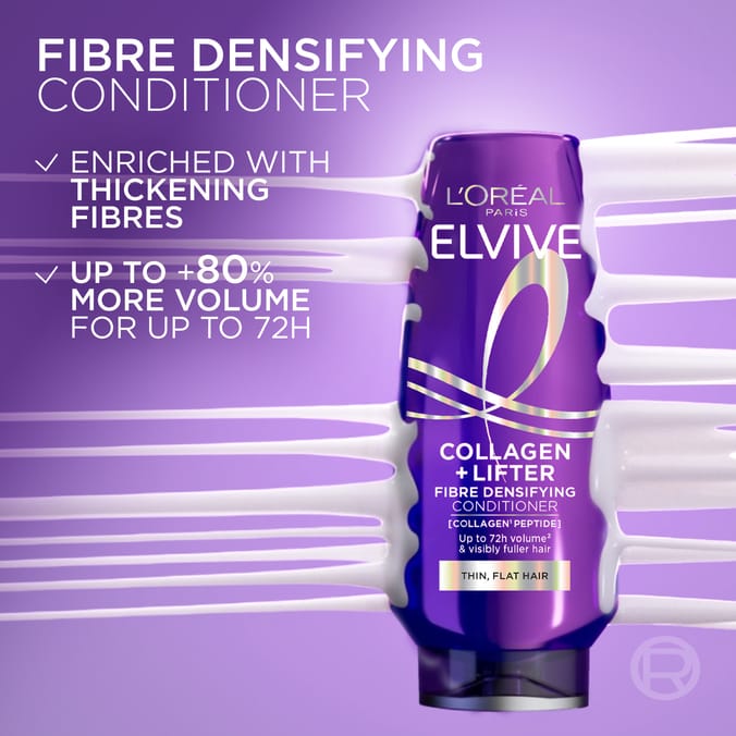 L'Oreal Elvive Collagen + Lifter Fibre-Densifying Conditioner 400ml