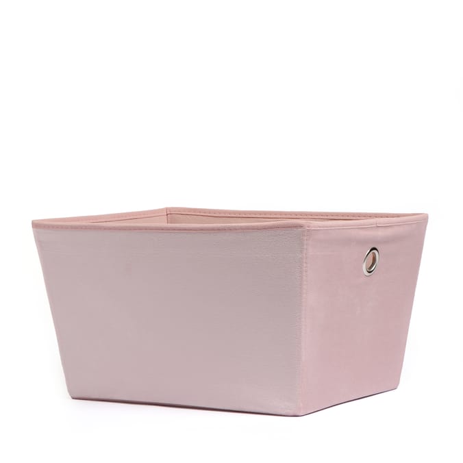 Home Collections Velvet Storage Basket