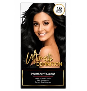 Ultimate Definition Permanent Hair Colour - 1.0 Black