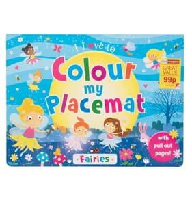 Colour My Placemat - Fairies 