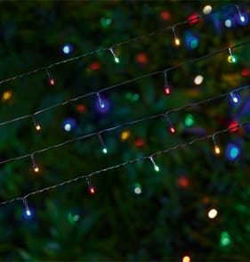 Firefly 100 LED Solar Power String Lights - Multi-colour