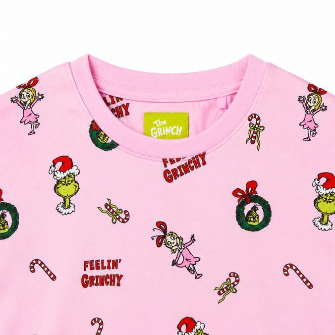 Grinch Pink Fleece Pyjamas