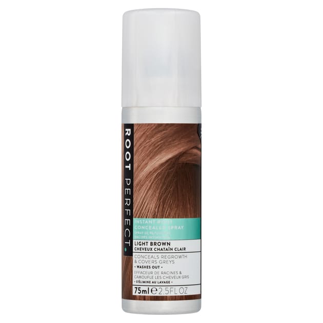 Root Perfect Instant Root Concealer Spray - Dark Brown 75ml | Home Bargains