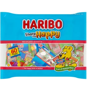 Haribo Share The Happy 60 Mini Bags