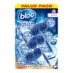 Bloo Colour Active+ Toilet Rim Blocks 3x 50g - Bleach