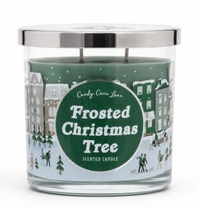 Candy Cane Lane Frosted Christmas Tree Scented Candle 350g 