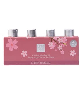 Wickford & Co Scented Refresher Oils 4 Pack - Cherry Blossom