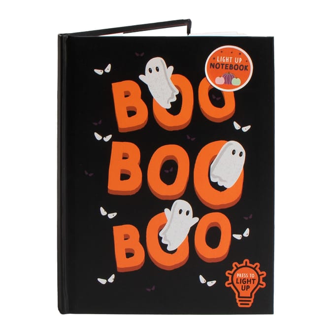 Hallow Scream Light Up Notebook - Boo