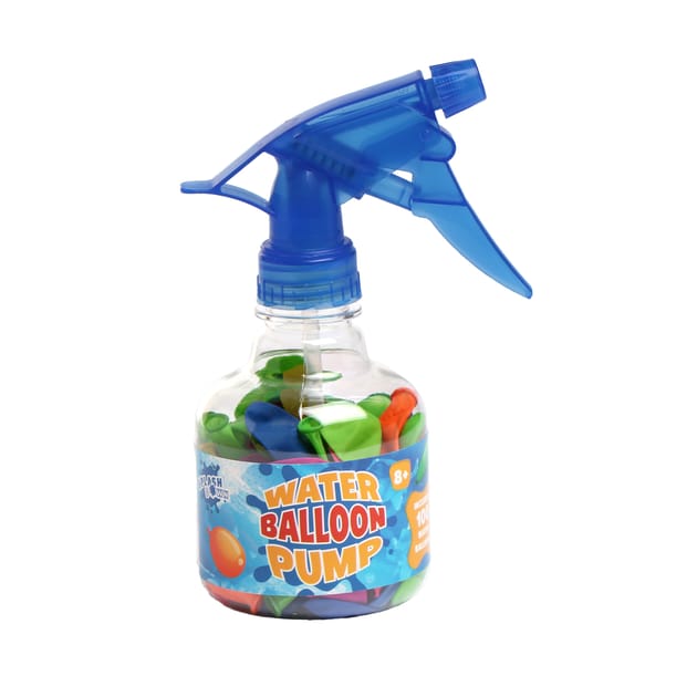 Water Balloon Pump With 100 Balloons Home Bargains