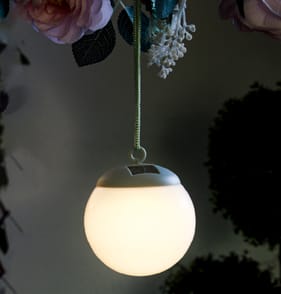 Firefly Hanging Orb Solar Lights - Green