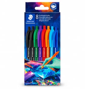 Staedtler Ballpoint Pen 8pk