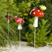 Jardin Decorative Toadstool Stake