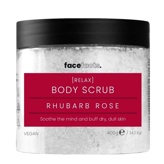 Face Facts Body Scrub Rhubarb Rose 400g