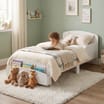 Liberty House Toys Toddler Bed With Built-In Bookshelf