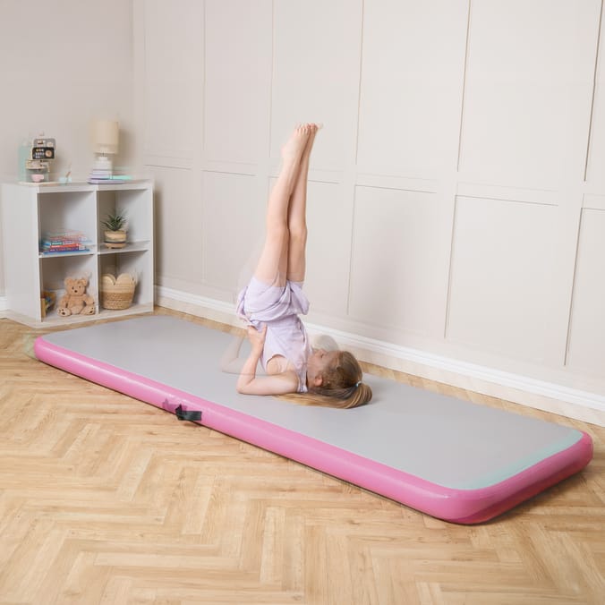 Let's Play Air Track Inflatable Mat - Pink