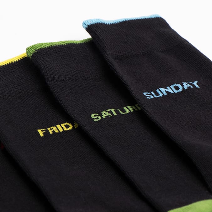 Night & Day Men's Day of the Week Socks Home Bargains