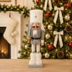Festive Feeling Wooden Christmas Nutcracker 25cm