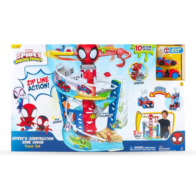 Spidey and His Amazing Friends Spidey's Construction Zone Chaos Track Set