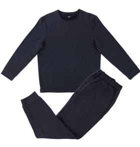 Jeff & Co By Jeff Banks Mens Navy Marl Lounge Set