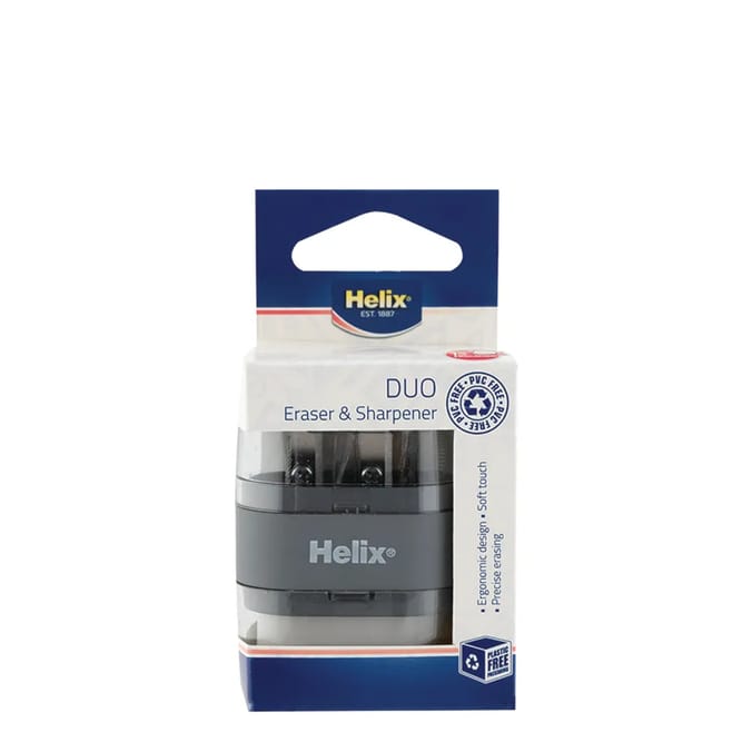 Helix Duo Eraser & Sharpener