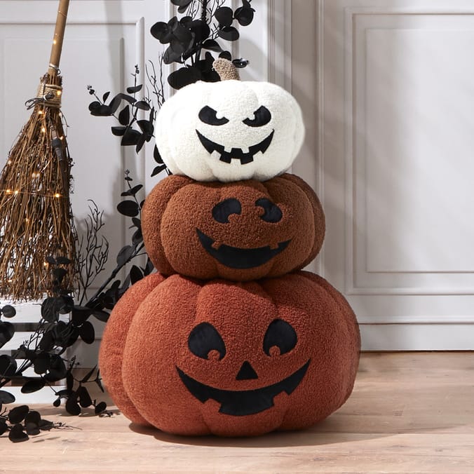 Haunted House 3 Tier Pumpkin Plush