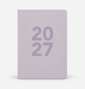 Stationery Store Faux Leather Diary 2027 - Purple