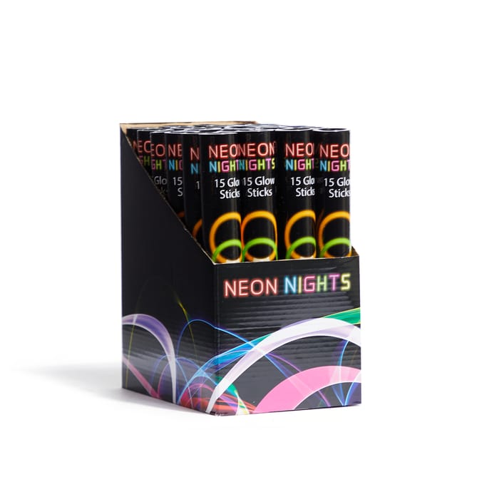 Neon Nights Glow Sticks 15 Pack x24