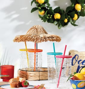 The Outdoor Living Collection Tiki Drinking Set