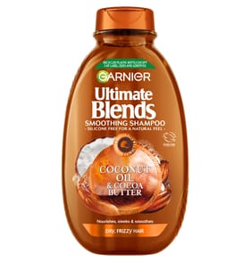 Garnier Ultimate Blends Coconut Oil & Cocoa Butter Shampoo For Frizzy And Curly Hair 400ml