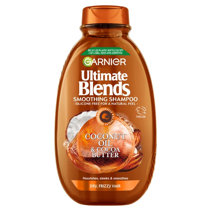 Garnier Ultimate Blends Coconut Oil & Cocoa Butter Shampoo For Frizzy And Curly Hair 400ml