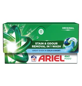 Ariel 4in1 Pods Washing Liquid Capsules 19 Washes