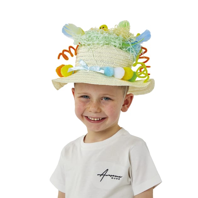 Happy Easter Bonnet Craft Kit | Home Bargains